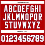 Red White Light Blue Custom Long Sleeve Performance T-Shirt for Men and Women Custom Red White-Light Blue Long Sleeve Performance - Image 5