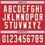 Red White Gold Custom Hockey Jersey - Personalized Team Apparel Custom Red White-Old Gold Hockey Jersey - Image 4