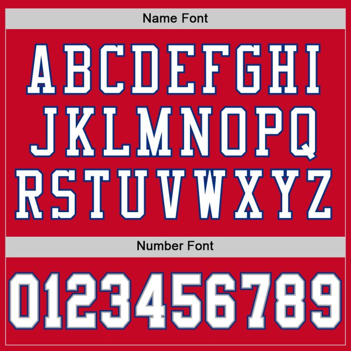 Custom Red White Royal Football Jersey Authentic Throwback Mesh Design Custom Red White-Royal Mesh Authentic Throwback Football - Image 4