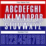 Custom Croatian Flag Soccer Jersey - Red White Royal Sublimation Uniform Custom Red White-Royal Sublimation Croatian Flag - Image 5