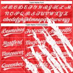 Unisex Custom Softball Jersey Red White Two-Button Style 7940 Custom Red White Two-Button Unisex Softball Jersey Style 7940 - Image 4