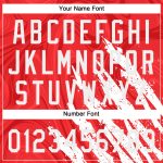 Unisex Custom Softball Jersey Red White Two-Button Style 7940 Custom Red White Two-Button Unisex Softball Jersey Style 7940 - Image 5