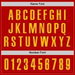 Custom Performance Golf Polo Shirt in Red and Yellow Color Combination Custom Red Yellow Performance Golf Polo Shirt - Image 5