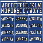 Custom Black-Cream Authentic Basketball Jersey - Royal Throwback Design Custom Royal Black-Cream Authentic Throwback Basketball - Image 3