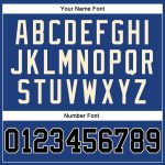 Custom Black-Cream Authentic Basketball Jersey - Royal Throwback Design Custom Royal Black-Cream Authentic Throwback Basketball - Image 4