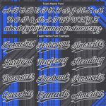 Custom Black White 3D Pattern Authentic Baseball Jersey - Style 7877 Custom Royal Black-White 3D Pattern Design Authentic - Image 4