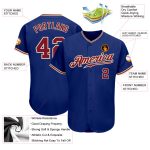 Royal Crimson-City Cream Authentic Baseball Jersey Custom Design for Sports Fans Custom Royal Crimson-City Cream Authentic - Image 3