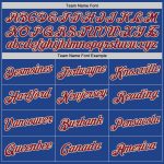 Custom Performance T-Shirt in Royal Crimson and Cream for Men and Women Custom Royal Crimson-Cream Performance T-Shirt - Image 3