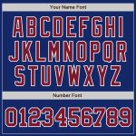 Custom Royal Crimson White Baseball Jersey - Authentic Sports Apparel Custom Royal Crimson-White Authentic Baseball Jersey - Image 5