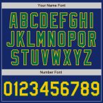 Custom Royal Gold Kelly Green Authentic Baseball Jersey for Men and Women Custom Royal Gold-Kelly Green Authentic Baseball - Image 5