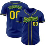Custom Royal Gold Kelly Green Authentic Baseball Jersey for Men and Women Custom Royal Gold-Kelly Green Authentic Baseball
