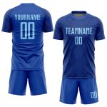 Royal Light Blue Custom Soccer Jersey - Sublimation Uniform for Teams Custom Royal Light Blue Sublimation Soccer Uniform - Image 2
