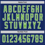 Neon Green White Custom Hockey Jersey | Personalized Sports Apparel Custom Royal Neon Green-White Hockey Jersey - Image 4