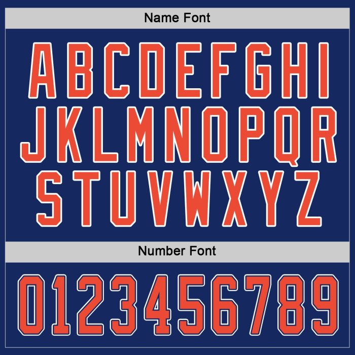 Royal Orange-White Custom Hockey Jersey - Personalized Team Apparel Custom Royal Orange-White Hockey Jersey - Image 4