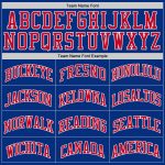 Authentic Throwback Basketball Jersey - Custom Royal Red-White Edition Custom Royal Red-White Authentic Throwback Basketball - Image 4