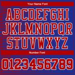 Custom Royal Red-White Basketball Jersey Suit - Round Neck Sublimation Athletic Wear Custom Royal Red-White Round Neck Sublimation - Image 4