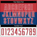 Serbian Flag Soccer Uniform Jersey - Custom Royal Red-White Sublimation Custom Royal Red-White Sublimation Serbian Flag Soccer - Image 5