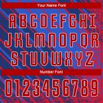 Custom Sublimation Soccer Jersey in Royal Red-White, Style 4101 - Personalized Sports Uniform for Teams Custom Royal Red-White - Image 5