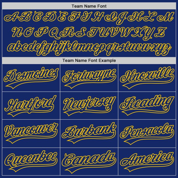 Custom Authentic Baseball Jersey - Royal Gold Stylish Design for Fans Custom Royal Royal-Gold Authentic Baseball Jersey - Image 4