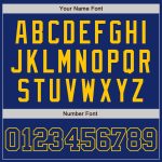 Custom Authentic Baseball Jersey - Royal Gold Stylish Design for Fans Custom Royal Royal-Gold Authentic Baseball Jersey - Image 5