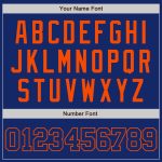 Custom Royal-Orange Baseball Jersey - Authentic Team Apparel, Perfect for Fans Custom Royal Royal-Orange Authentic Baseball - Image 5