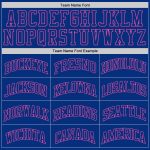 Royal-Pink Authentic Throwback Basketball Jersey - Custom Design, Retro Style Custom Royal Royal-Pink Authentic Throwback - Image 4