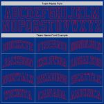 Custom Royal-Red Authentic Throwback Basketball Jersey for Fans and Collectors Custom Royal Royal-Red Authentic Throwback - Image 4