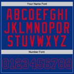 Custom Royal-Red Authentic Throwback Basketball Jersey for Fans and Collectors Custom Royal Royal-Red Authentic Throwback - Image 3