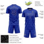 Custom Royal-White Soccer Uniform Jersey for Men and Women, Style 6953 - Sublimation Design Custom Royal Royal-White Sublimation - Image 3