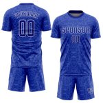 Custom Royal-White Soccer Uniform Jersey for Men and Women, Style 6953 - Sublimation Design Custom Royal Royal-White Sublimation - Image 2