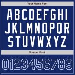 Custom Royal-White Softball Jersey Two-Button Unisex Design for Comfort and Style Custom Royal Royal-White Two-Button Unisex - Image 5