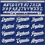 Custom Royal Gray Bomber Jacket for Men, Full-Snap Varsity Letterman Two-Tone White Gray Design Custom Royal White-Gray Bomber - Image 4