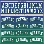 Custom Royal Green Basketball Jersey - Authentic Fade Design, Fashion Fit Custom Royal White-Kelly Green Authentic Fade Fashion - Image 4