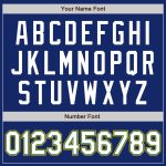 Custom Royal White Varsity Letterman Bomber Jacket Green and Gold Full-Snap Custom Royal White Kelly Green-Gold Bomber Full-Snap - Image 5