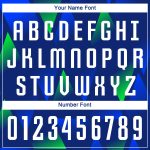 Royal White Kelly Green Custom Sublimation Soccer Jersey - Style 6804 Custom Royal White-Kelly Green Sublimation Soccer Uniform - Image 5