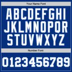 Custom Royal Light Blue Basketball Jersey | Authentic Throwback Style Custom Royal White-Light Blue Authentic Throwback Basketball - Image 3