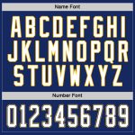 Custom Royal Navy Gold Hockey Jersey - Personalized Design for Teams and Fans Custom Royal White Navy-Gold Hockey Jersey - Image 4
