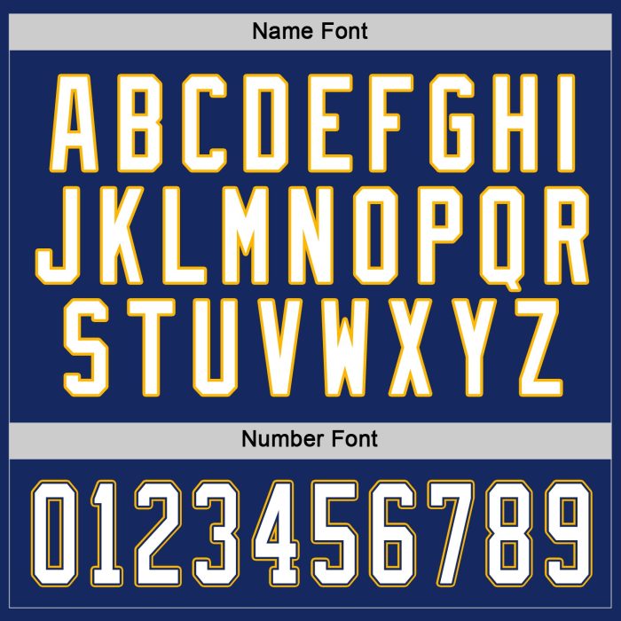 Custom Royal Navy Gold Hockey Jersey - Personalized Design for Teams and Fans Custom Royal White Navy-Gold Hockey Jersey - Image 4