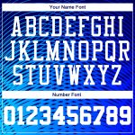 Custom Sublimation Basketball Jersey Round Neck - Royal White Navy Suit Custom Royal White-Navy Round Neck Sublimation Basketball - Image 4