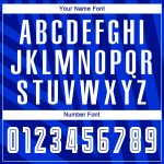 Custom White Navy Soccer Jersey Sublimation Uniform for Teams Style 5787 Custom Royal White-Navy Sublimation Soccer Uniform - Image 5