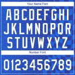 Custom Two-Button Unisex Softball Jersey in Royal White-Navy, Style 9567 Custom Royal White-Navy Two-Button Unisex Softball - Image 5