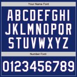 Custom Varsity Letterman Jacket - Royal White Purple Full-Snap Bomber Design Custom Royal White-Purple Bomber Full-Snap Varsity - Image 5