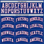 Custom White-Red Authentic Basketball Jersey - Personalized Throwback Style Custom Royal White-Red Authentic Throwback Basketball - Image 4