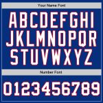 Custom White-Red Authentic Basketball Jersey - Personalized Throwback Style Custom Royal White-Red Authentic Throwback Basketball - Image 3