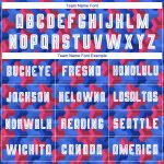 Custom Soccer Jersey - White and Red Home Uniform with Sublimation Design Custom Royal White-Red Home Sublimation Soccer - Image 4