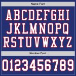 Custom Royal Red Mesh Football Jersey - Authentic Throwback Design Custom Royal White-Red Mesh Authentic Throwback Football - Image 4