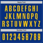 Royal Yellow Custom Performance Golf Polo Shirt Custom Royal Yellow Performance Golf Polo Shirt - Image 5