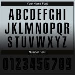 Custom Silver Black Sublimation Soccer Jersey - Long Sleeve Fade Fashion Uniform Custom Silver Black Sublimation Long Sleeve - Image 5