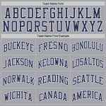 Custom Navy White Silver Gray Basketball Jersey - Authentic Throwback Design Custom Silver Gray Navy-White Authentic Throwback - Image 4