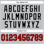 Authentic Custom Basketball Jersey in Silver Gray Red Black - Throwback Style Custom Silver Gray Red-Black Authentic Throwback - Image 4